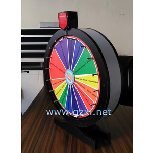 Özelleştirilmiş büyük manuel elektrikli LED ışıkları 360 derece şanslı piyango beraberlik Bingo makinesi servet iplik tekerlek oyunu - Product Image 6