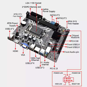 เมนบอร์ด <span class=keywords><strong>B85</strong></span> Ddr4เล่นเกม LGA 1150เมนบอร์ดคอมพิวเตอร์ตั้งโต๊ะเมนบอร์ดเกม <span class=keywords><strong>B85</strong></span> - Product Image 5