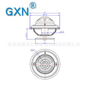เทอร์โมสตัทเครื่องยนต์ Gxn 71-80 องศาเซลเซียส สำหรับ Bmw Mercedes Benz Iveco Scania M102981 อะไหล่ทดแทน - Product Image 4
