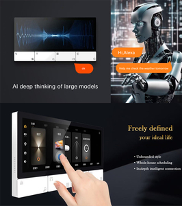 Uemon 6-Inch F5 Nhà Thông Minh Tự Động Hóa Bảng Điều Khiển Wifi Tuya 8-Nút Âm Nhạc Khuếch Đại Với Màn Hình Cảm Ứng Và Hệ Điều Khiển Android - Product Image 4