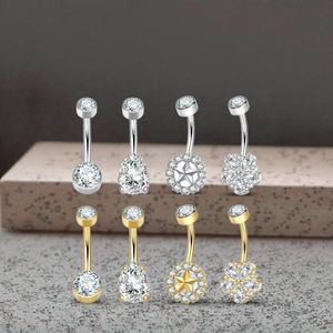 Bán buôn ASTM F136 Titan bụng vòng G23 Titan piercing Navel Bar mới hợp thời trang thời trang piercing <span class=keywords><strong>2025</strong></span> <span class=keywords><strong>Hot</strong></span> Bán - Product Image 6