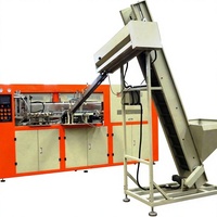 Machine de soufflage de bouteilles entièrement automatique 1-en-4 pour bouteilles d'eau minérale et cosmétiques Modèle 876 Garantie de 5 ans