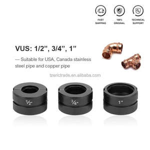 Стандарт США Pro пресс VUS 1/2 "1" гофрированная медная труба фитинг из нержавеющей стали HVAC Гидравлические инструменты с приводом от двигателя - Product Image 6