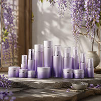 Flacons pompe en verre polyvalents pour soins de la peau 120ml 100ml 80ml 50ml 30ml 25ml 20ml et pots à crème pour sérum et crème visage