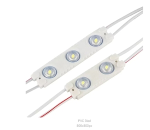 โมดูล LED 2835 แบบตัดและเชื่อมต่อได้ 12V 1.2W แต่ละดวงมีไฟ LED 3 ดวง สำหรับประกอบป้ายไฟกล่องแบบยืดหยุ่นและปรับแต่งได้ - Product Image 2