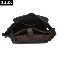 ZUOLUNDUO 14 pouces hommes mode bandoulière sac de messager en plein air voyage bureau porte-documents Polyester ordinateur portable ordinateur portable