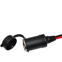 Câble d'extension allume-cigare de voiture 16AWG 1 mètre 12V/24V, prise mâle vers prise femelle, cordon d'alimentation