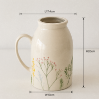 Vase à fleurs en céramique ARM LVG, style Art déco contemporain, peint à la main, écologique, cuit à haute température, décoratif pour table, maison
