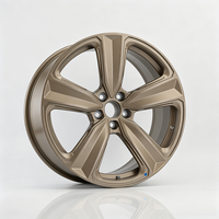 Juego de 4 Ruedas de Aleación Forjada en Bronce Mate de 18x8, 19x8.5, 20x8.5 y 20x9, con Patrón de Pernos 5x108/114.3/120, Compatibles con Hyundai
