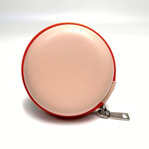 Étui pour écouteurs en EVA imperméable rond avec logo personnalisé, pochette de rangement à fermeture éclair antichoc pour écouteurs et petits gadgets - Product Image 6
