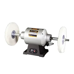 370w powerful motor long shaft distance electric polisher benchtop buffer grinder surface polishing heavy duty buffing machines