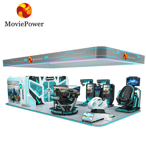 Thiết bị giải trí sân chơi trong nhà 9D VR trò chơi máy năng động rạp chiếu phim thiết bị thương mại VR trò chơi khu vực thiết lập - Product Image 3