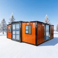 Maisons préfabriquées extensibles, mini-maisons sur remorque, maisons préfabriquées, maisons préfabriquées à 2 chambres avec toilettes, maisons préfabriquées