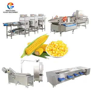Trilladora industrial de maíz y maíz dulce, desgranadora, máquina de secado y lavado de maíz para restaurante y hotel