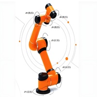Robot de palettisation automatique industriel AUBO I20 à 6 axes, charge utile lourde de 20 kg, portée longue de 1650 mm, bras cobot, moteur PLC, précision de 0,05 mm