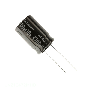 Condensador de Aluminio UVZ1C472MHD de Canal de Fabricante, 4700uF 20% 16V Radial, Condensador de Orificio Pasante de 4700uF - Product Image 1