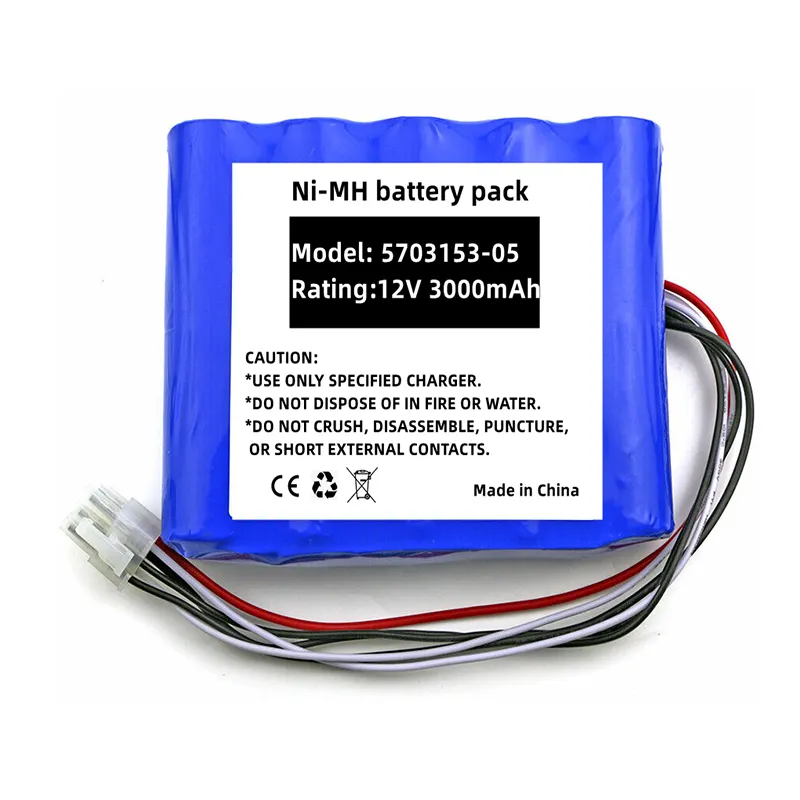 Medical replacement Ni-MH battery 12V 3000mAh 5703153-05 5703153-04 5703153-07 5703153-09 for Carina NIV Ventilator