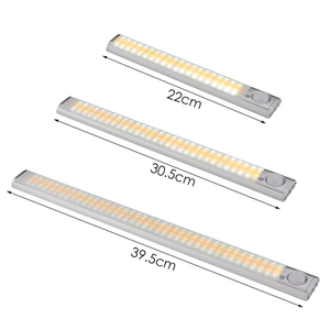 Lampada <span class=keywords><strong>LED</strong></span> Ricaricabile con Sensore di Movimento per Illuminazione <span class=keywords><strong>Sottopensile</strong></span> Cucina/Armadio e Uso Notturno Magnetico - Product Image 5