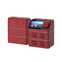Station de recharge pour la location de batteries externes partagées, 8 emplacements, 60W, portable, multi-appareils, micro USB, écran tactile et TPV