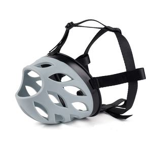 USMILEPET directo de fábrica PP + bozal de goma suave para perros transpirable para evitar ladridos morder masticar cubierta de <span class=keywords><strong>boca</strong></span> de perro para perros - Product Image 4