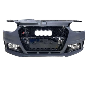 High Quality Audi RS4 Auto Parts Used Front Bumper RS Style Carbon Fiber Rear <strong>Lip</strong> Durable Bull <strong>Bar</strong> with Exhaust Cut-Outs - Product Image 1