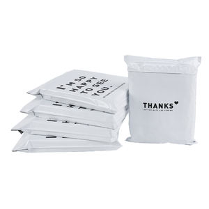 Fábrica al por mayor blanco para bolsa de correo de polietileno logotipo personalizado bolsas de correo impermeables para zapatos mensajeros urgentes calcetines duraderos maíz - Product Image 3