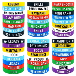 Bracelets en silicone personnalisés avec impression UV, bracelets en caoutchouc en gros pour événements promotionnels, bracelets écologiques - Product Image 1