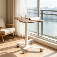 Table basse relevable portable moderne, petit bureau réglable pour salon et espace de travail