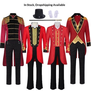 Disfraz de Halloween para Carnaval, el Gran Showman <span class=keywords><strong>P</strong></span>.T. Barnum, Disfraz de Cosplay de Hugh Jackman, Chaleco, Uniforme, Traje, Camisa, Pantalones para Hombre - Product Image 2