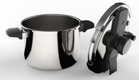 Autocuiseur en acier inoxydable de grande capacité de 22cm Caractéristiques de cuisson rapide écologiques