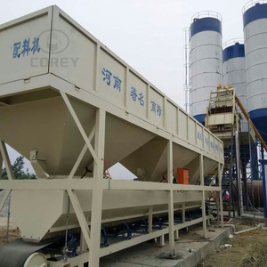 Centrale à béton compacte HZS50 avec pesage précis des granulats et contrôle PLC pour les projets de construction - Product Image 5