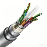 Cable de Fibra Óptica de Alta Resistencia a la Tensión, para Entierro Directo, Ducto de 3KN Resistente a la Compresión, Tubo Suelto 2-144F, Sistema de Alta Resistencia