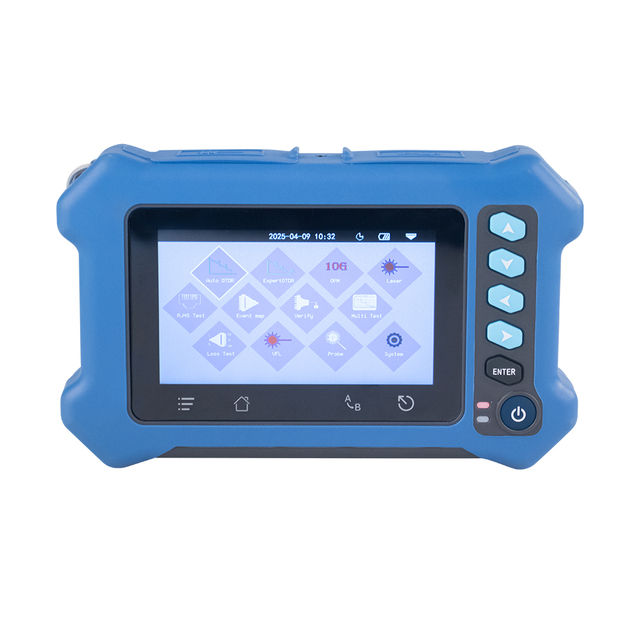 4.3-Inch 16-in-1 Mini OTDR with 10G OPM WITH 1490/1577nm Wavelength 1-Year Warranty Fiber Optic OTDR