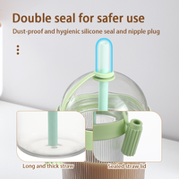 Nouvelle tasse à café en plastique de qualité alimentaire antidérapante, étanche, multifonctionnelle, 350 ml, isolante thermiquement, compatible lave-vaisselle, fabriquée en usine