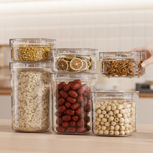Contenants de stockage <span class=keywords><strong>alimentaire</strong></span> en plastique hermétiques pour l'organisation de la cuisine, bacs pour riz, céréales, épices, rangement de garde-manger et conteneurs - Product Image 3