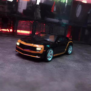 Phiên bản phim BB-02 tối & mở rộng Chevron vàng chiến binh chuyển đổi trẻ em của nhựa xe mô hình đồ chơi - Product Image 4