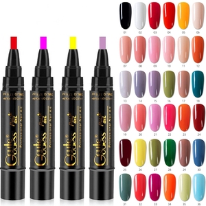 Commercio all'ingrosso 3 in 1 un passo <span class=keywords><strong>penna</strong></span> per <span class=keywords><strong>smalto</strong></span> per unghie 5ml 36 colore Gel fiammifero UV fiammifero <span class=keywords><strong>smalto</strong></span> per unghie - Product Image 2