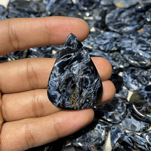 Pierre de Pietersite bleue naturelle authentique, cabochon de Pietersite de haute qualité pour la fabrication de bijoux et la lithothérapie - Product Image 5