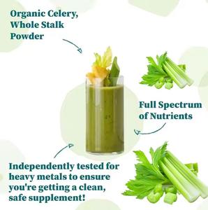 Venda quente Vegetais Naturais Extrair Pó De Suco De Aipo Orgânico Suplementos De Fibra Dietética Aipo Em Pó Para Gerenciamento De Peso - Product Image 2