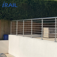 Barrière de sécurité anti-escalade en métal pour clôture extérieure, garde-corps pour escaliers, portail de balcon, construction en fer et acier durable