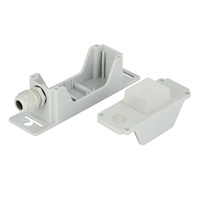 Boîtier de commande d'éclairage public M6 gris, niveau de protection IP67, boîte de jonction pour poteaux d'éclairage