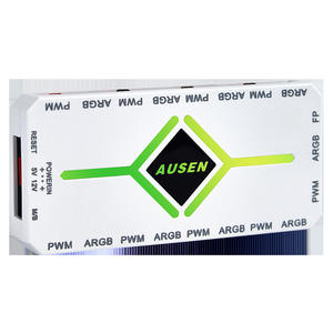 Di vendita superiore PWM controllo temperatura hub ARGB luce divina sincronizzazione telaio ventola 2-in-1 telecomando controller - Product Image 6