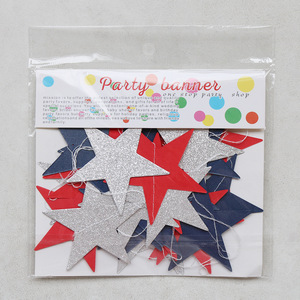 Guirlande scintillante multicolore de 4 mètres, étoiles brillantes en papier, décorations scintillantes pour petites étoiles - Product Image 5