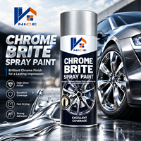 Peinture en aérosol chromée, peinture chromée automobile pour jantes de voiture, pièces métalliques, peinture en aérosol