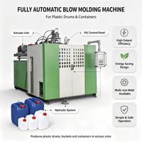 Machine de soufflage automatique haute performance pour bidons PET de 20L et 30L, robuste, avec moteur et pompe