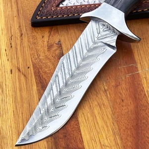 Cuchillo de Bolsillo Táctico Wuming de Alta Calidad, Personalizable OEM, Mango de Madera, Funda de Cuero, Uso Industrial EDC, Hoja de Acero y Plástico - Product Image 2