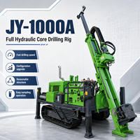 Foreuse de carottage portable à moteur diesel, 1000 m de profondeur, avec système entièrement hydraulique pour un forage rapide de minerai