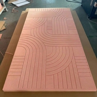 Panneau acoustique modulaire en polyester à assemblage libre pour hall d'exposition, centre commercial, stand temporaire