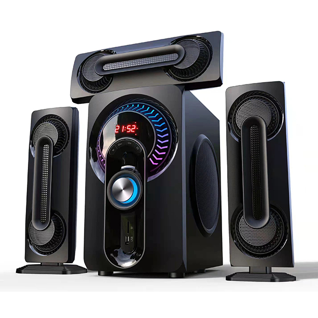 3.1 Channel Home Theater Speaker System with 30W Subwoofer and Blue Tooth Remote