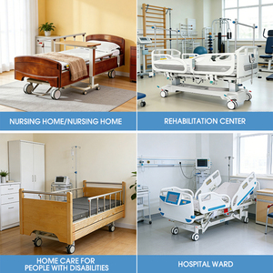 <span class=keywords><strong>Lit</strong></span> d'hôpital manuel multifonction en acier inoxydable, fabricant OEM fiable avec des prix d'usine compétitifs - Product Image 6